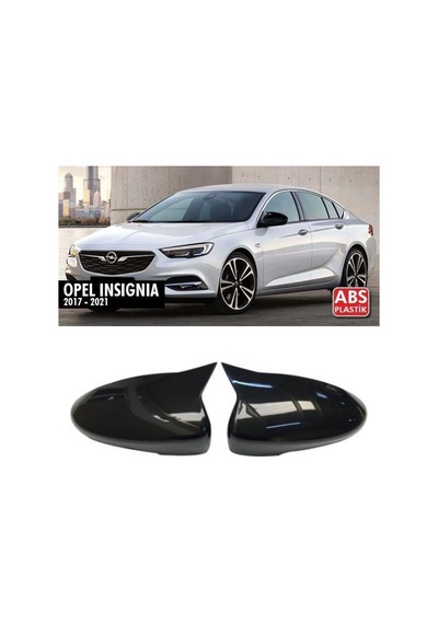 İnsignia B Batman Ayna Kapak Piano Black Yarasa Ayna Kapağı