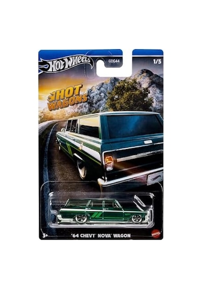 Hot Wheels Hot Wagons Arabalar Hwr56-hrr89 01/05 '64 Chevy Nova Wagon