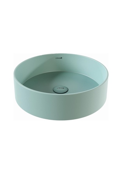 Creavit Nil Yeşili Lp145 Loop Çap45 CM Set Üstü Çanak Lavabo