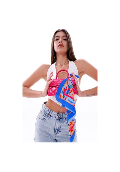 Karma Desenli Fular Estascarf Renkli