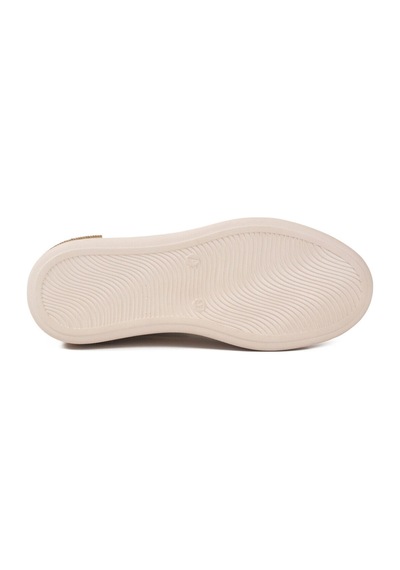 Ayakmod Beyaz Bağcıklı Taş İşlemeli Hafif Kadın Sneaker 431156 Z Beyaz