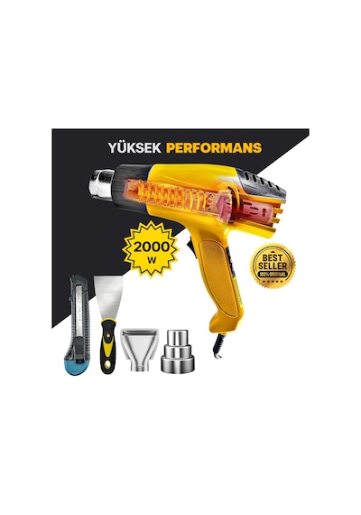 PROXTECH 2 Kademeli Isı Ayarlı Sıcak Hava Üfleme Tabancası