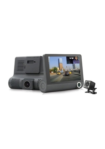 Kingboss Sl-D218 1080P Full Hd 3 Lensli Araç  Kamerası