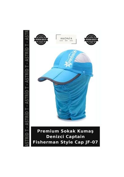 Astrid T Premium Sokak Kumaş Denizci Captain Fisherman Style Cap Jf-07 Standart