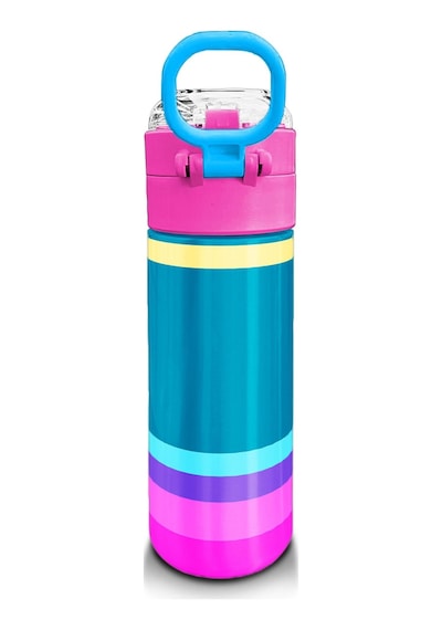 Coral High Kids Pembe Pastel Renkli Pipetli Ve Direkt İçim Çelik Termos 500 Ml 31960 Pembe - Koyumavi