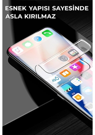 Samsung Uyumlu Galaxy A8 Plus 2018 Tam Kaplayan Fibernano Ekran Koruyucu (520646602) 20 Tl Fark Ile Apple  iPhone Hızlı Şarj Kablosu