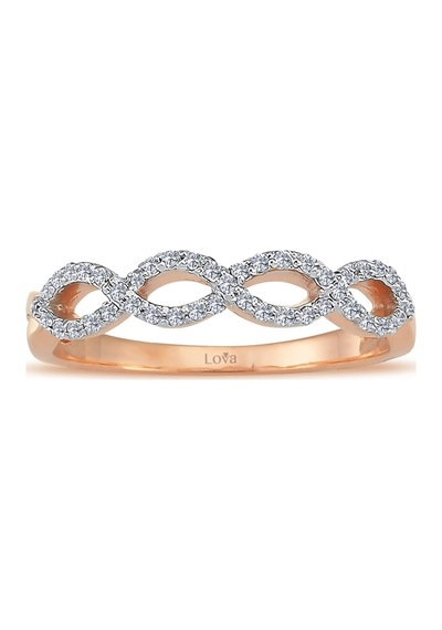Lova Pırlanta Taşlı Sonsuzluk Yüzük - 1010253