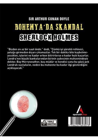Bohemya’Da Skandal - Sherlock Holmes Cep Boy Aperatif Tadımlık Ki