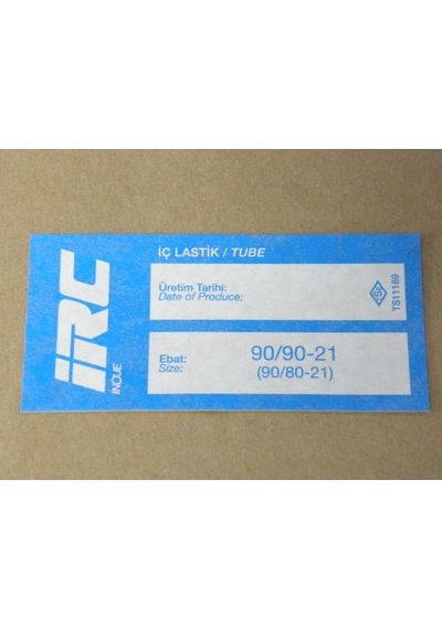 İç Lastik 90/90-21 Düz Sibop 8616 Irc