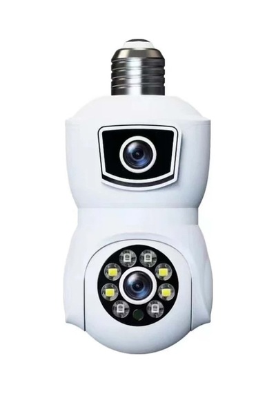 Rose Ahd-30125 Ampul Tipi Çift Lensli Hareket Takipli Akıllı Kamera