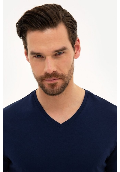 Pierre Cardin Slim Fit V Yaka Basic T-shirt Vr033 Pierre Cardin Slim Fit V Yaka Basic T-shirt Vr033