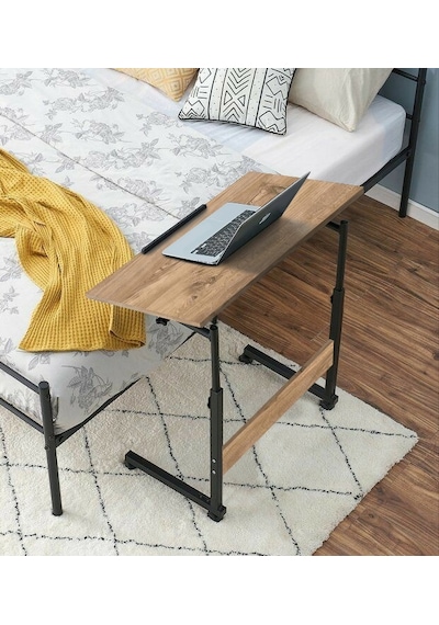 Yükseklik Ayarlı Eğimli & Katlanabilen Laptop Sehpası - Çam Yükseklik Ayarlı Eğimli & Katlanabilen Laptop Sehpası - Çam