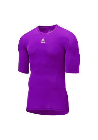 Adidas Techfit Climalite Slim Tişört Mor Body