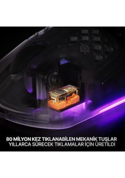 Steelseries Aerox 3 Wireless Gen 2 - Ghost 4k Kablosuz Gaming Mouse