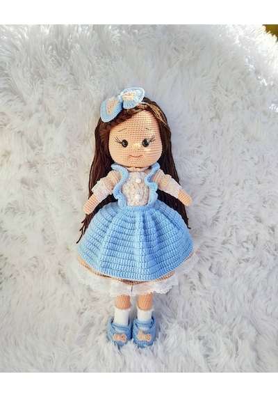 Amigurumi Organik Oyuncak Bebek 25