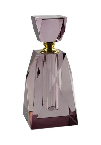 Mikasa Moor Bordo Gold Köşeli Cam Dekor Şişe 7x7x16 Cm