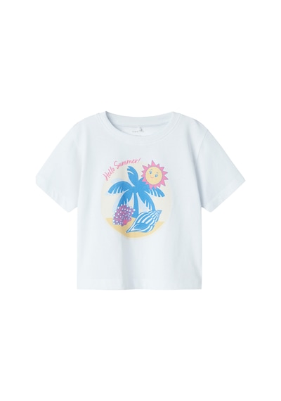 Name It Nmfjassa Ss Nreg Top Pb Beyaz Kız Çocuk Kısa Kol T-shirt 000000000102263520 Beyaz