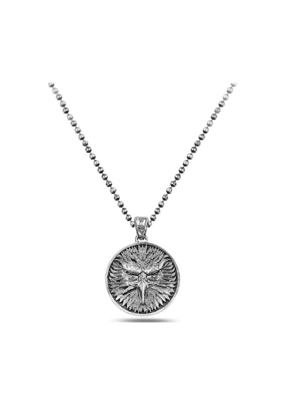Brezza Lusso Jewelry Kartal Silüet Ruh Erkek Gümüş Kolye Gümüş