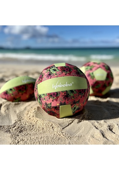 Waboba Artist Plaj Voleybol Topu Çiçek Desenli Deniz Ve Bahçe Voleybol Topu 8,5inç 5 Numara
