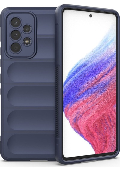Samsung Galaxy Uyumlu - A53 5g Kılıf Optimum Silikon - Lacivert