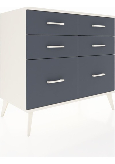 Hyperion Şifonyer 6 Çekmeceli 88x44x80 Aytaşı-aytaşı/antrasit Aytaşı/antrasit Hyperion Şifonyer 6 Çekmeceli 88x44x80 Aytaşı-aytaşı/antrasit Aytaşı/antrasit
