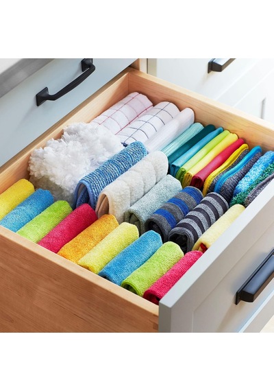 Tr Ocak Ve Fırın Temizleme Seti, Mikrofiber, Mavi Ve Gri, 2 Bez Seti Genel