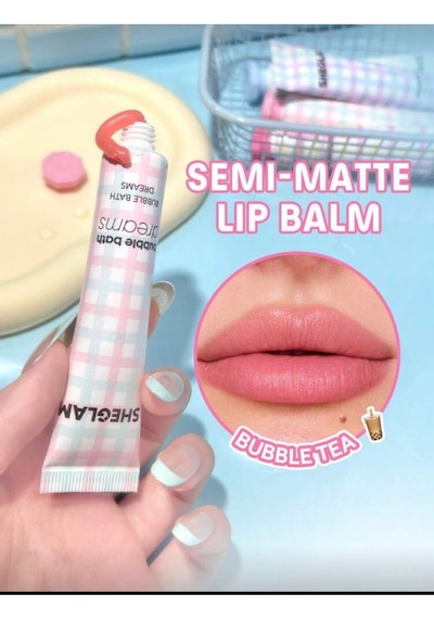 Bubble Kiss Renkli Nemlendirici Lip Balm - Islak Bitişli Gloss Etkili 009