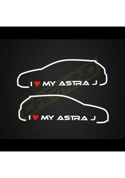 I Love My Astra J Sticker