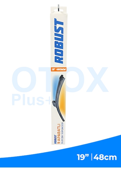 48 Cm 19 480mm Universal Oto Sileceği 9 Aparatlı Sessiz Çalışma İz Bırakmaz Premium Kalite