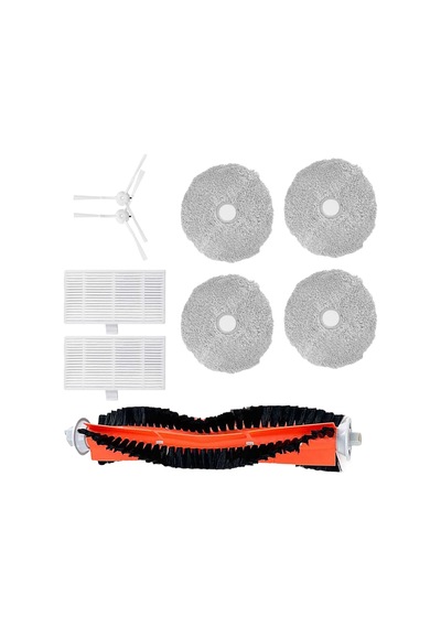 Ldysto W2 , W2 Lite, W2 Plus İçin Yedek 1 Ana Fırça 2 Yan Fırça 2 Hepa Filtre 4 Mop Bezi