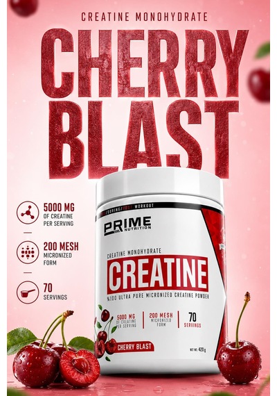 Prime Nutrition Creatine 420 Gram Cherry Blast Vişne