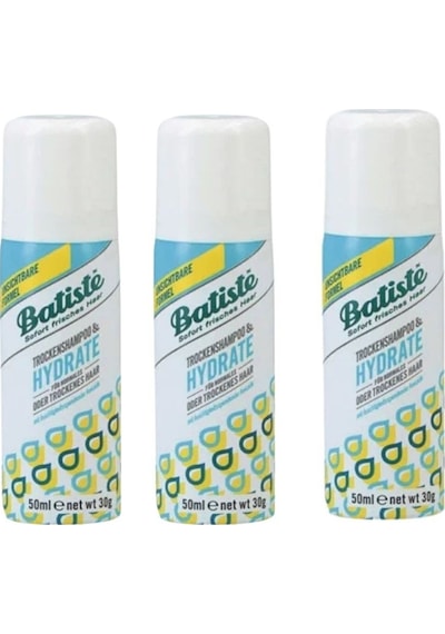 Batiste Hydrate Nemlendirici Kuru Şampuan 50 Ml 3'lü