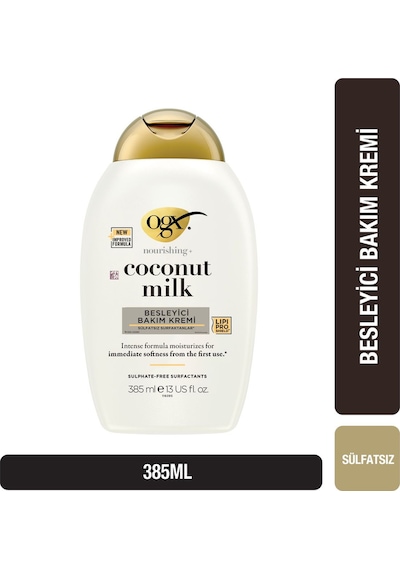 OGX Coconut Milk Besleyici Sülfatsız Saç Bakım Kremi 385 ml