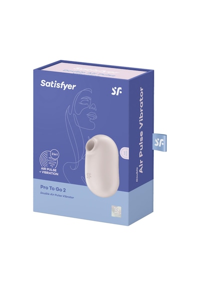 Satisfyer Pro To Go 2 Beige Güçlü Motorlu Emişli Yapabilen Titreşimli Vibratör