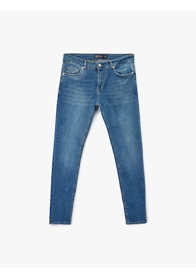 Koton Normal Bel Michael Skinny Fit Jean Pantolon - Michael Skinny Jeans Orta İndigo 6wam40244nd İndigo Koton Normal Bel Michael Skinny Fit Jean Pantolon - Michael Skinny Jeans Orta İndigo 6wam40244nd İndigo
