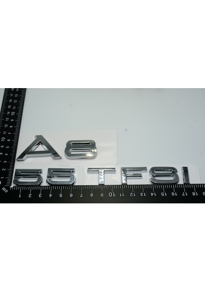 Audi A8 55 TFSi Krom ABS 3M 3D Bagaj Yazı Logo Ürün