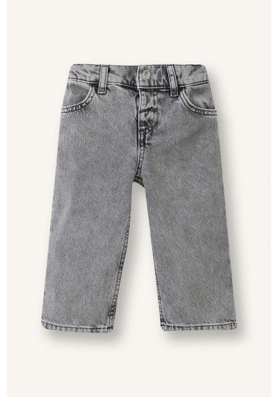 Defacto %100 Pamuk Wıde Leg Pamuklu Pantolon Kız Bebek H2200a526hsnm55 Gri-nm55