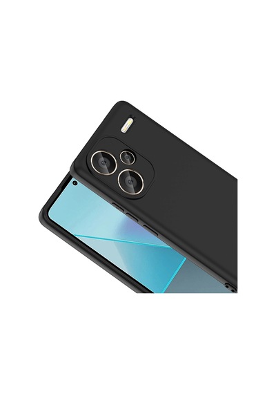 Xiaomi Redmi Note 13 Pro Plus 5g Kılıf Yumuşak Silikon Kamera Korumalı Lansman Pazarplus Siyah