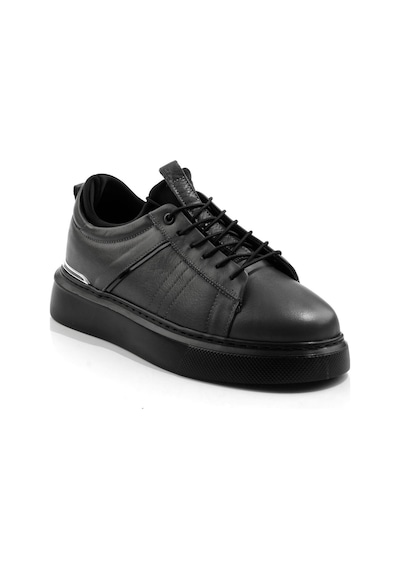 Gri Hakiki Deri Erkek Sneaker E01082010403 Gri