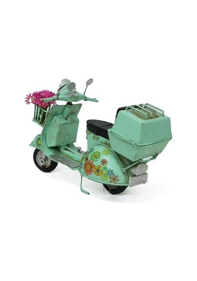 Dekoratif Metal Scooter Sepetli Arbltgs08xja53z0f40
