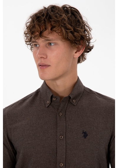 U.s. Polo Assn. Erkek Kahverengi Gömlek Basic 50316721-vr029 Kahverengi U.s. Polo Assn. Erkek Kahverengi Gömlek Basic 50316721-vr029 Kahverengi
