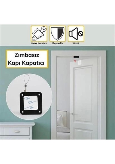 4 Lü Ev Ofis Dış Kapı Otomatik Kapı Kapatma Aparatı Lisinya Diğer