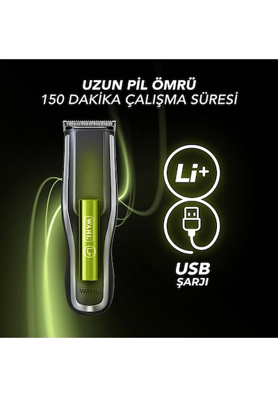 Wahl 3028049 Self-clip 360 Kablosuz Saç Kesim Makinesi 7 Saat