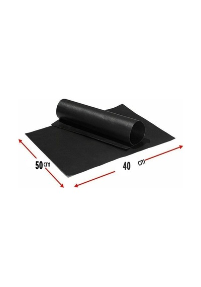 Yanmaz Yapışmaz Mangal Pişirme Örtüsü "grıllmat" - 40 Cm Genişlik, 0.30mm Kalınlık, Siyah Re Sku: Smgstk2ba6dbe73a Açık Bej