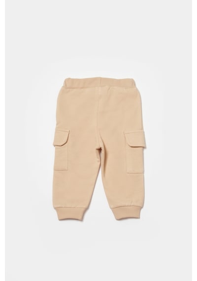 BabyCosy Organik Cepli Pantolon Taş