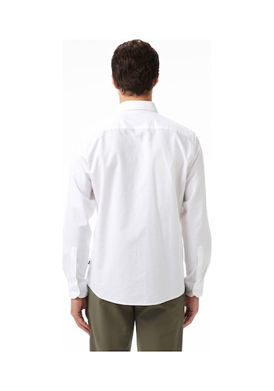 Nautica Erkek Beyaz Classic Fit Gömlek Düz W57435t Beyaz