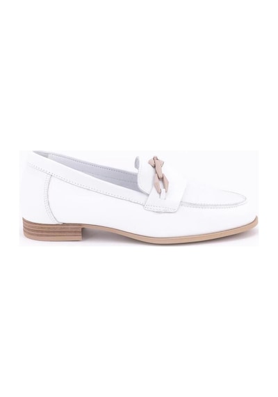 Mammamia D24ya-3215 Kadın Deri Loafer Ayakkabı D24YA-3215-R7263 Beyaz