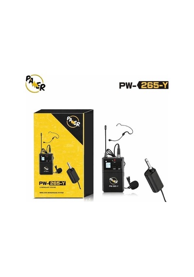 Pawer Pw-265y Kablosuz Uhf Yaka-headset Kafa Mikrofonu