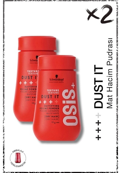 Tr Osis Dust It Güçlü Tutuş Mat Hacim Saç Pudrası 10g X 2 Adet, S4045787363104