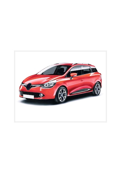 Renault Clio 4 Grandtour Krom Formlu Yan Kapı Çıta 4prç P.çelik